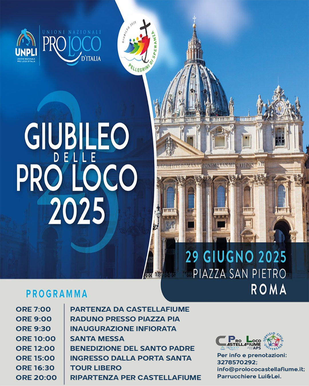 Giubileo delle Pro Loco 2025